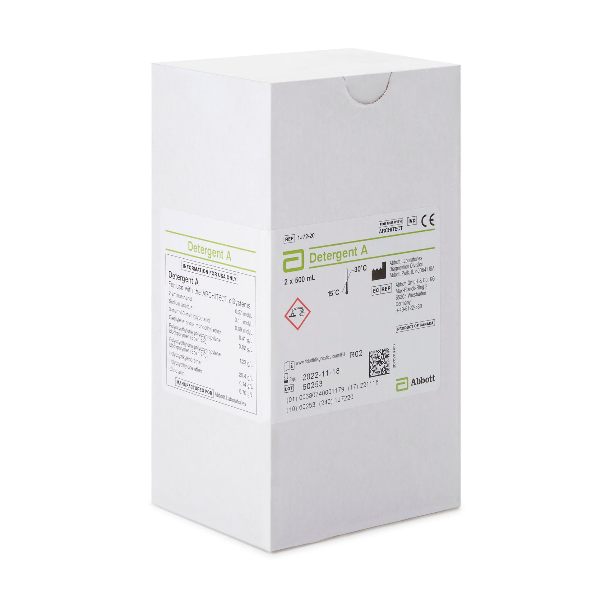 Architect™ Detergent A Reagent for use with Architect C16000 Analyzer
