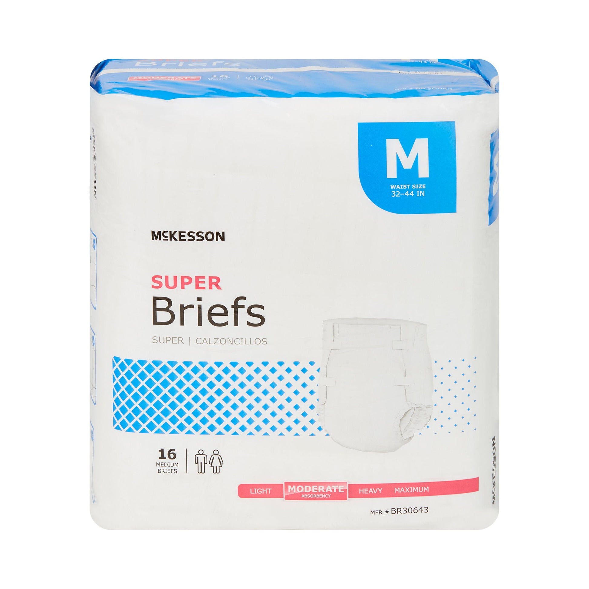 McKesson Super Moderate Absorbency Incontinence Briefs