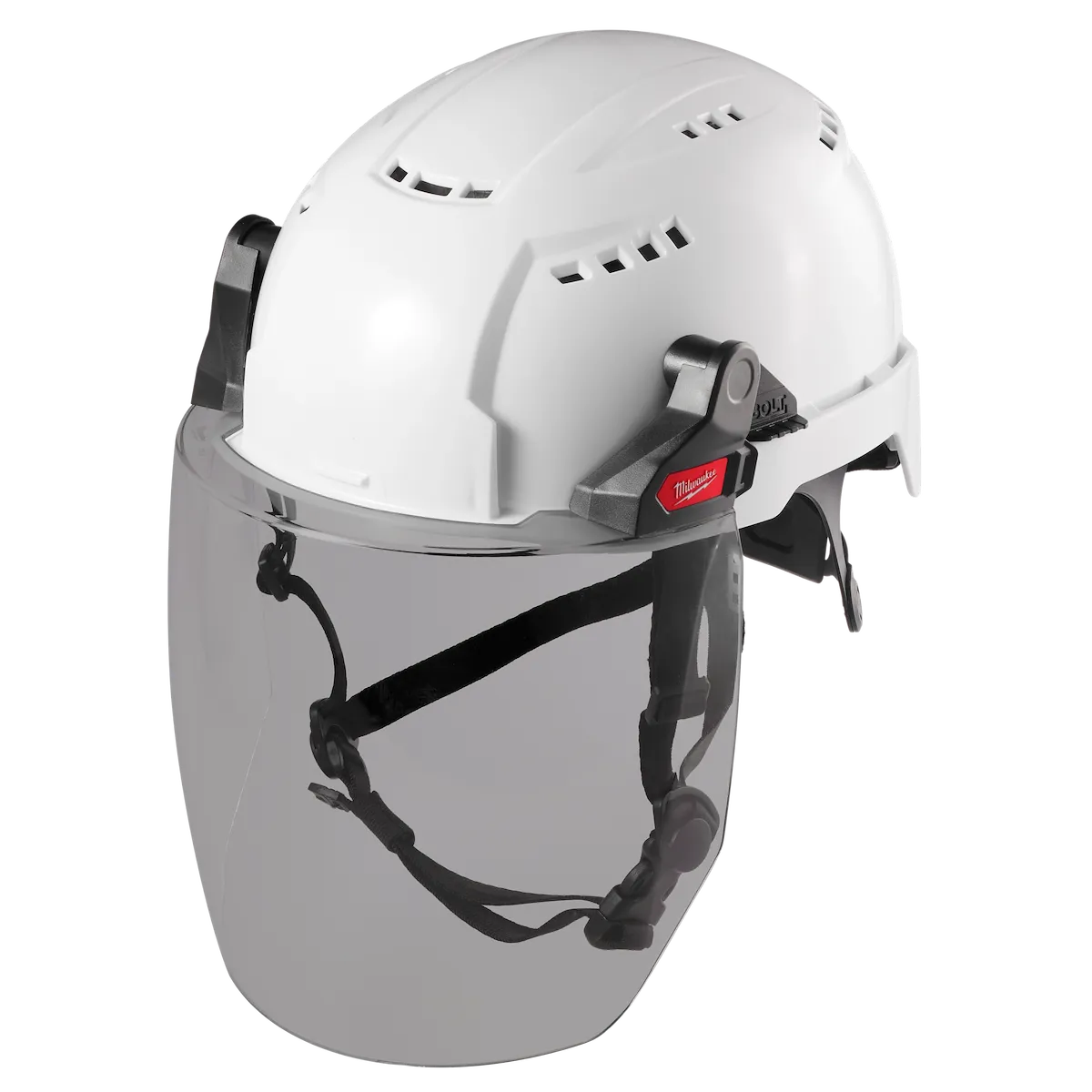 Milwaukee BOLT Full Face Shield - Gray Dual Coat Lens (Compatible with Safety Helmet [No Brim]) 48-73-1426