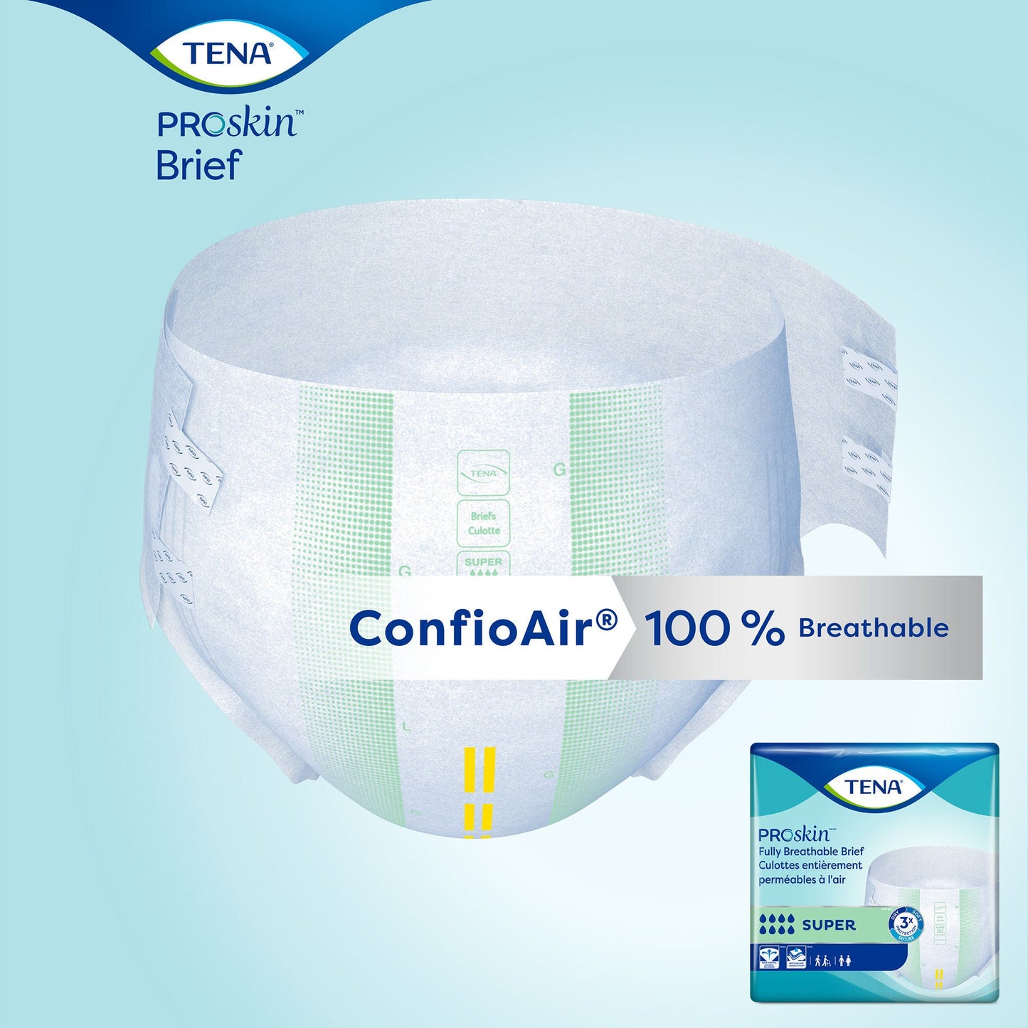 Tena® ProSkin™ Briefs, Super Absorbency
