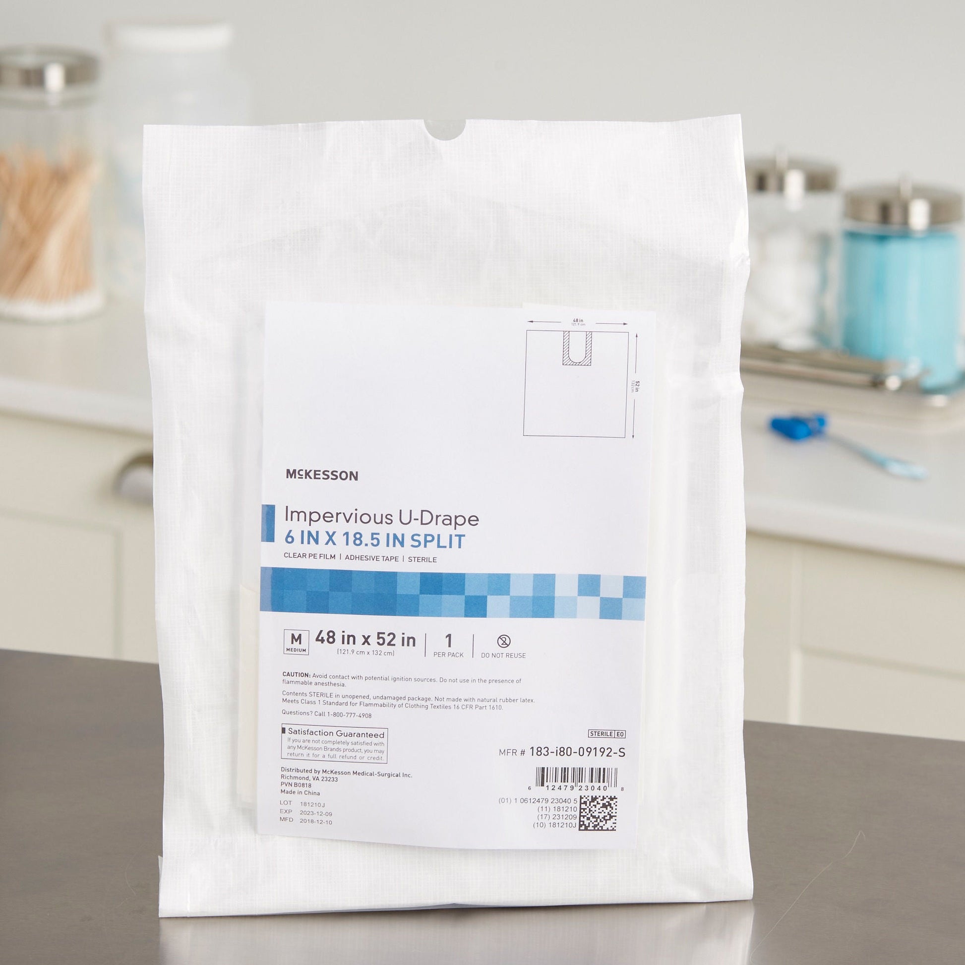 McKesson Sterile Impervious U-Drape