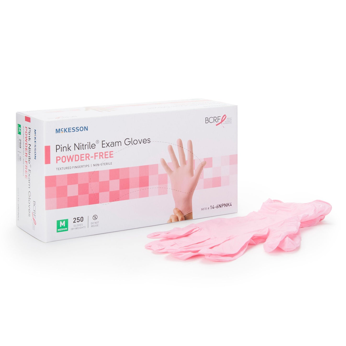 McKesson Pink Nitrile® Nitrile Exam Gloves, Pink