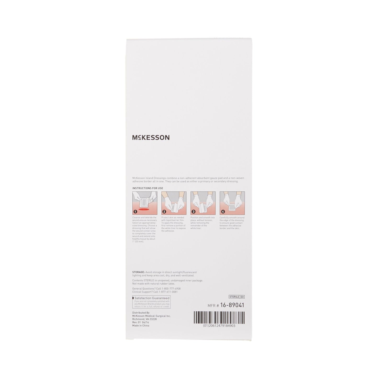 McKesson White Adhesive Dressing