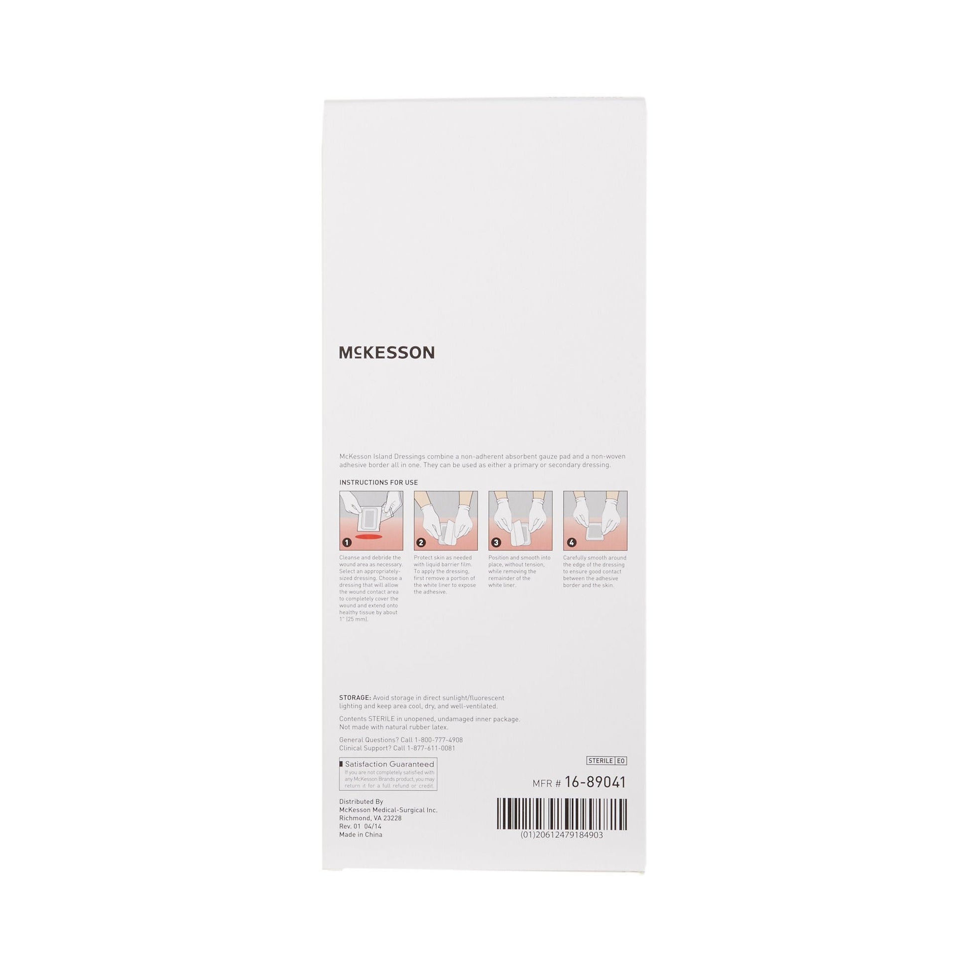 McKesson White Adhesive Dressing