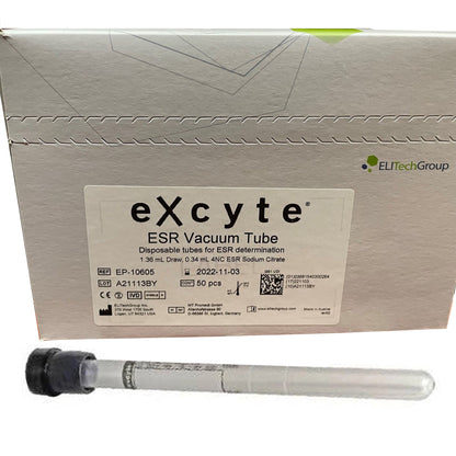Excyte® Vacuum Tube Venous Blood Collection Tube, 120 mm Length