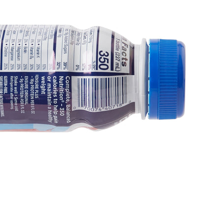 Ensure® Plus Nutrition Shake, Strawberry, bottle