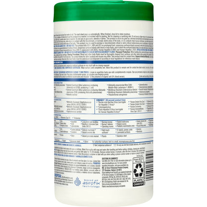 Clorox Healthcare® Hydrogen Peroxide Cleaner Disinfectant Wipes, Canister