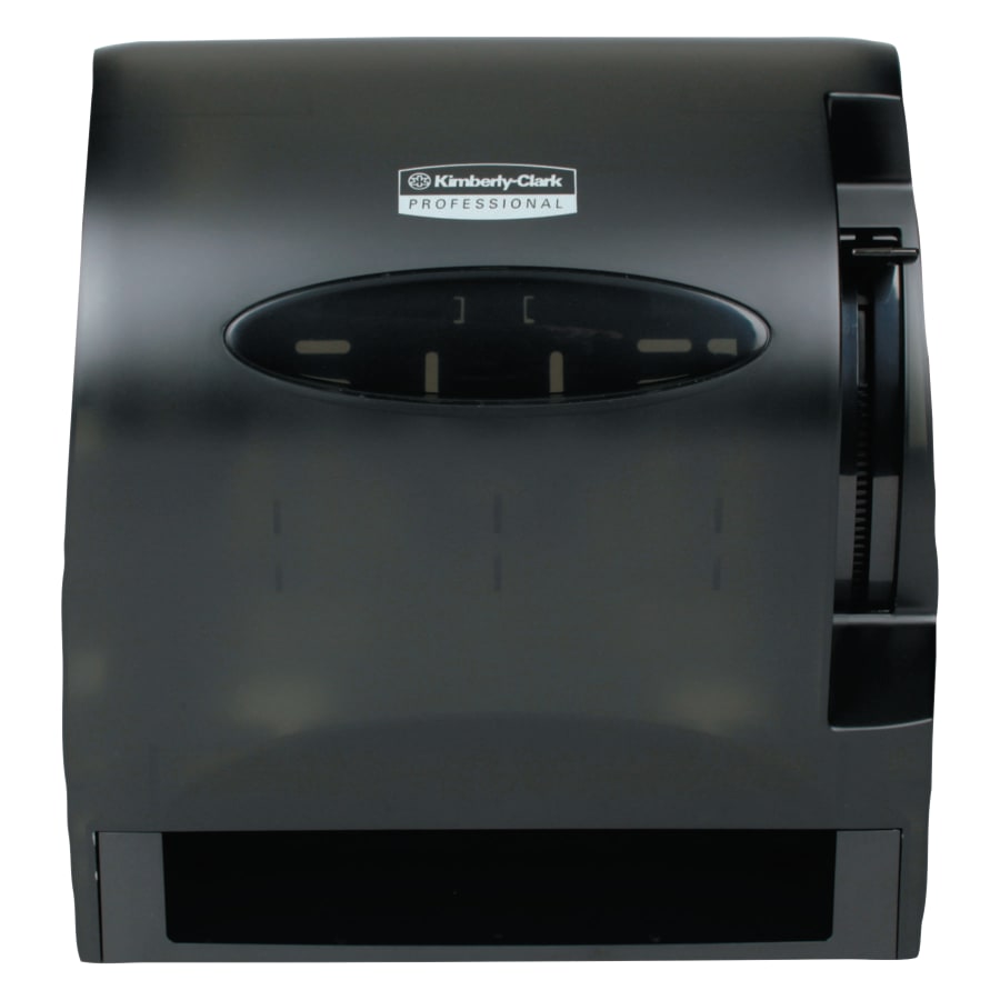 Kimberly-Clark Professional In-Sight Lev-R-Matic Roll Towel Dispenser, 13 3/10w x 9 4/5d x 13 1/2h, Smoke (09765)