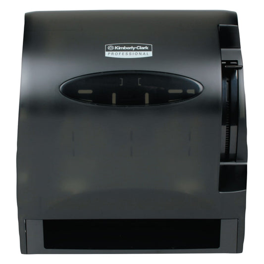 Kimberly-Clark Professional In-Sight Lev-R-Matic Roll Towel Dispenser, 13 3/10w x 9 4/5d x 13 1/2h, Smoke (09765)