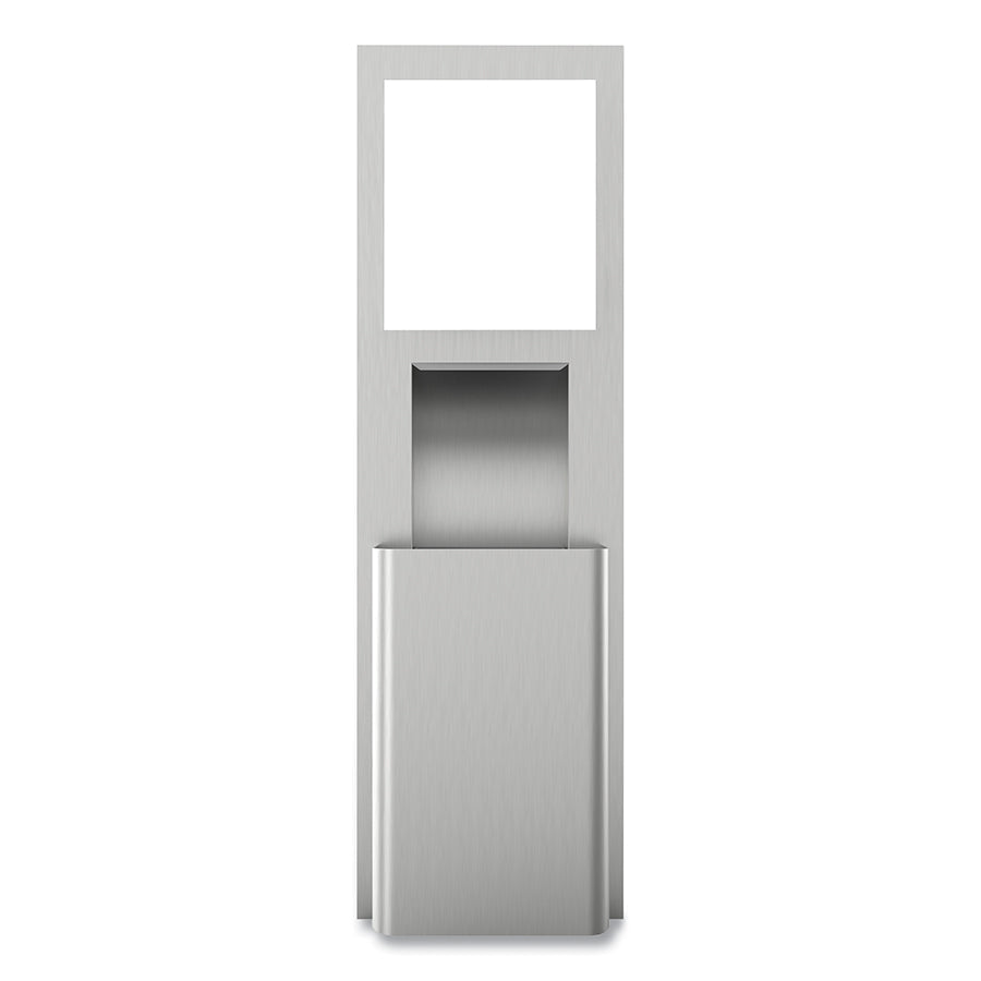 Scott Recessed Stainless Steel Wall Unit with Trash Receptacle, 4.0 in D x 11.5 in W x 54.5 in H, Towel Dispensers Sold 
