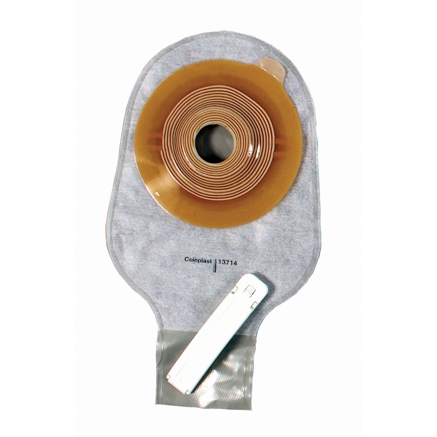 Assura® Deep Convex 1-Piece Transparent Colostomy Pouch, Stomas