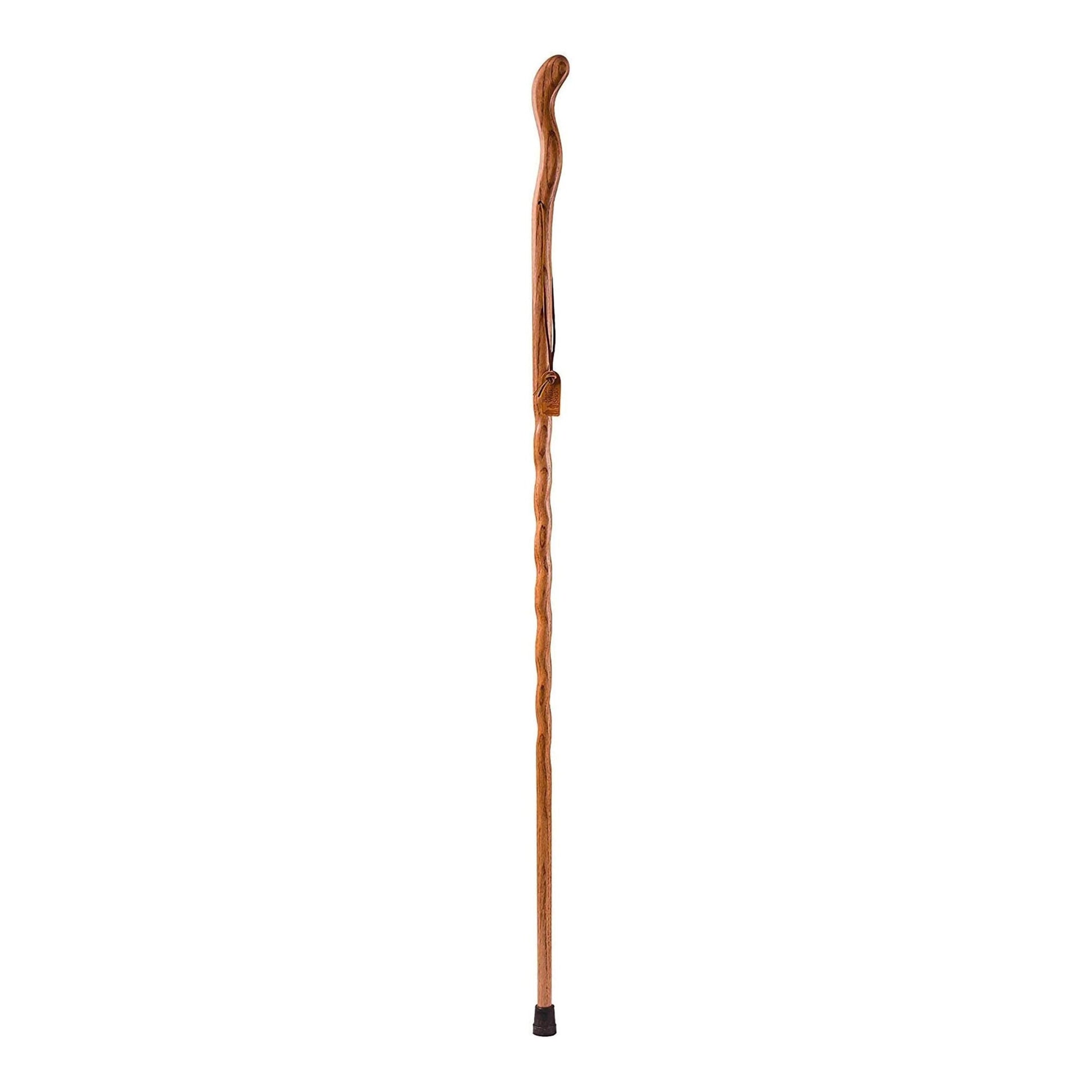Brazos™ Twisted Oak Ergonomic Fitness Handcrafted Walking Stick, 48-Inch, Tan
