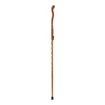 Brazos™ Twisted Oak Ergonomic Fitness Handcrafted Walking Stick, 48-Inch, Tan