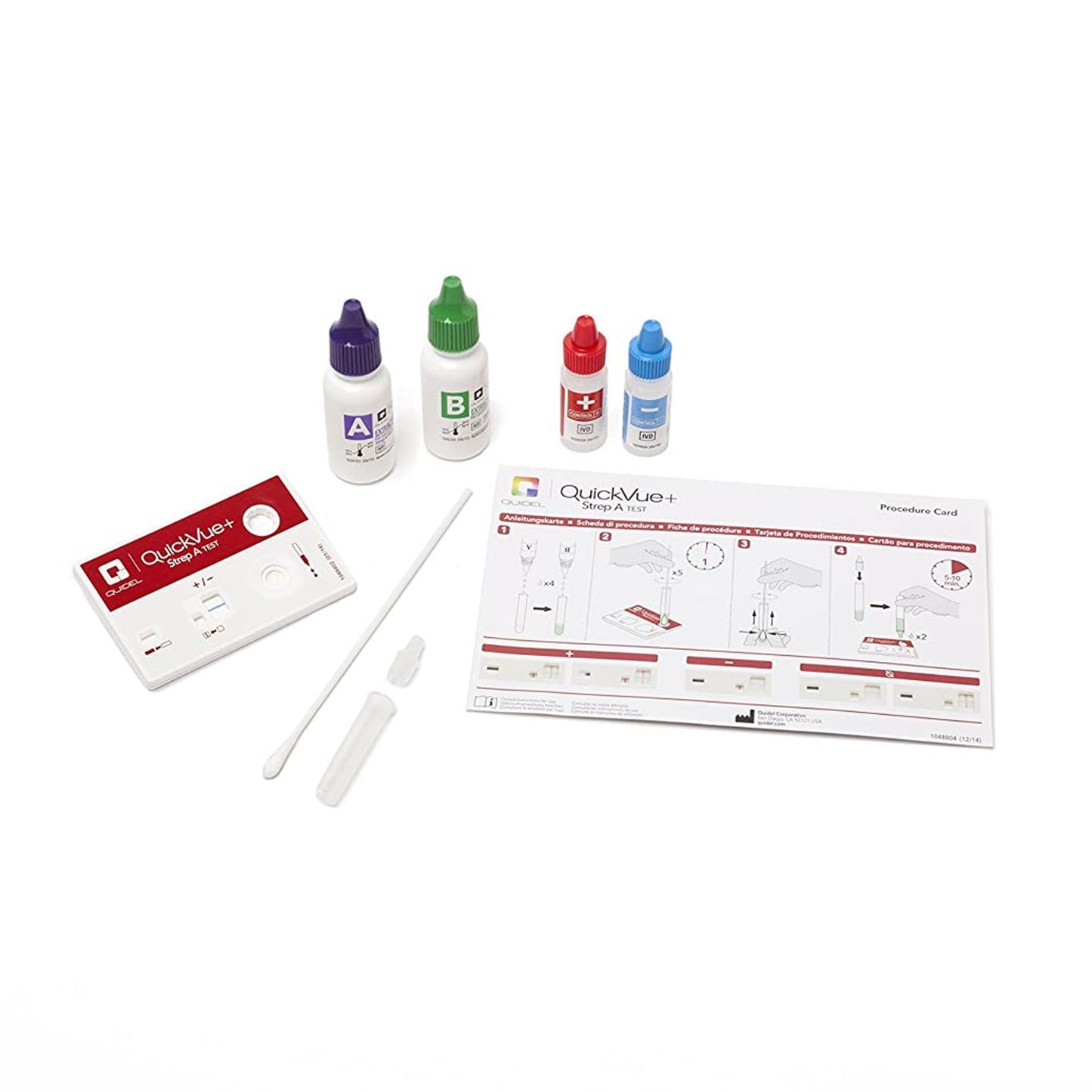 QuickVue+® Strep A Infectious Disease Immunoassay Respiratory Test Kit