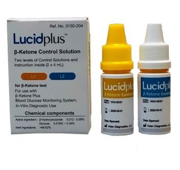 Lucidplus Blood Glucose Control Solution 2 X Level 1 & 2