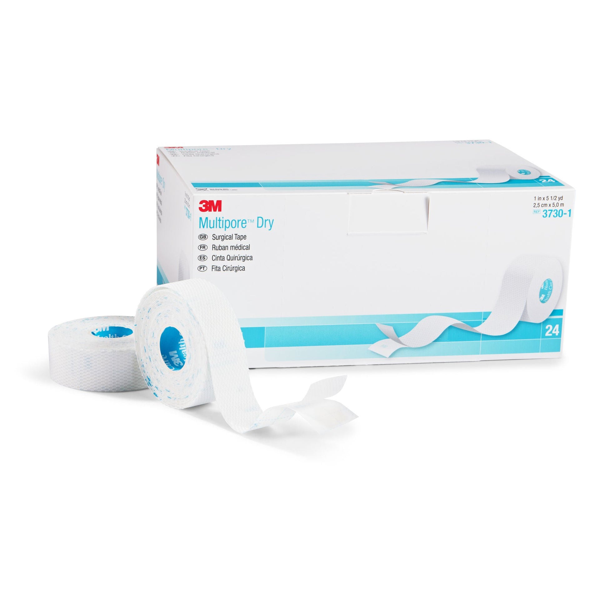 3M™ Multipore™ Dry Dressing Retention Tape w/ Liner, White