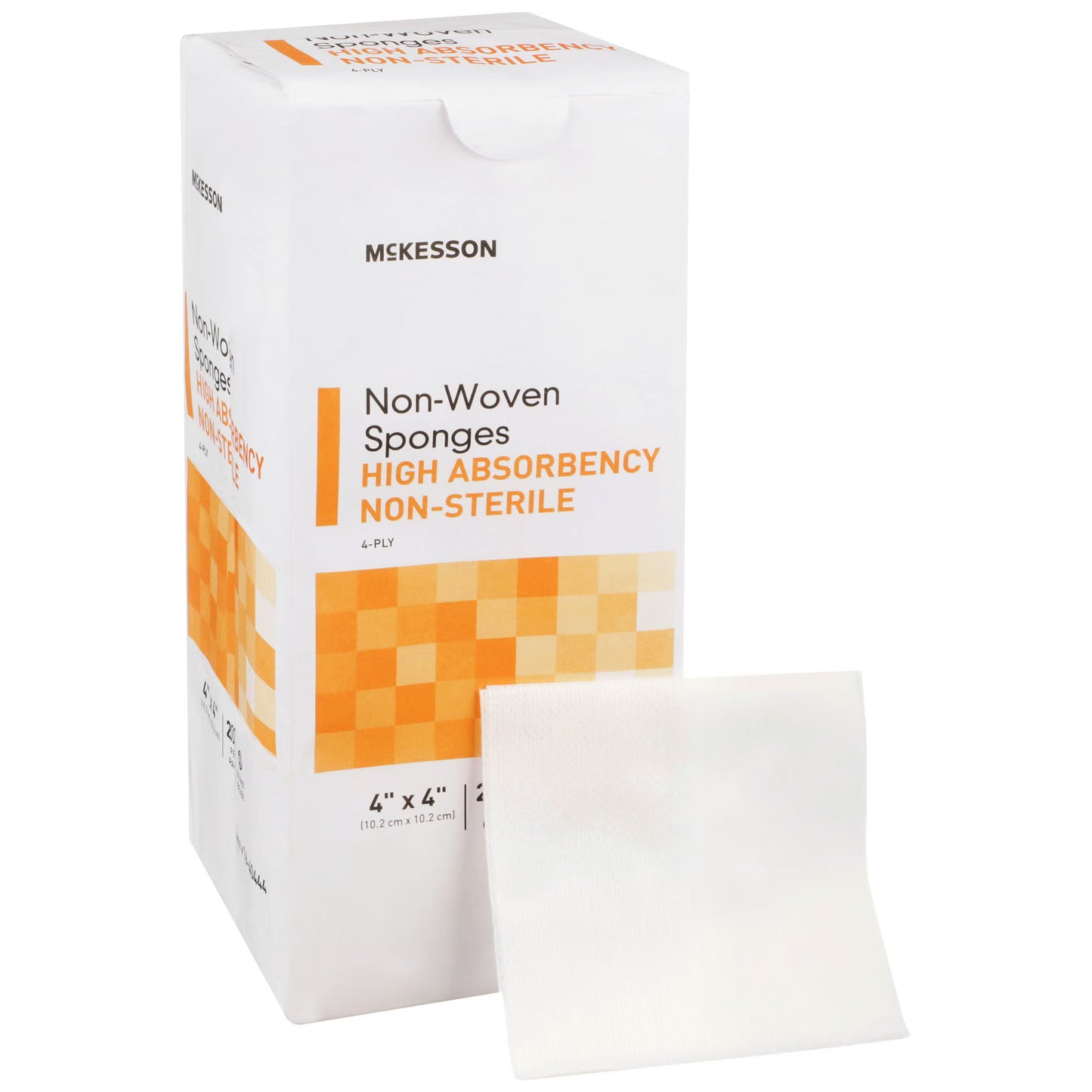McKesson Nonwoven Sponge, Four Ply