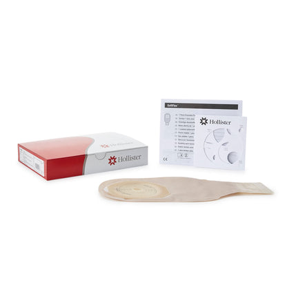 Premier™ One-Piece Transparent Filtered Ostomy Pouch, Cut to fit 75 x