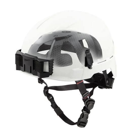 Milwaukee BOLT Red Safety Helmet with IMPACT ARMOR Liner (USA) - Type 2, Class E 48-73-1351 | 3-Piece, Molded Plastic