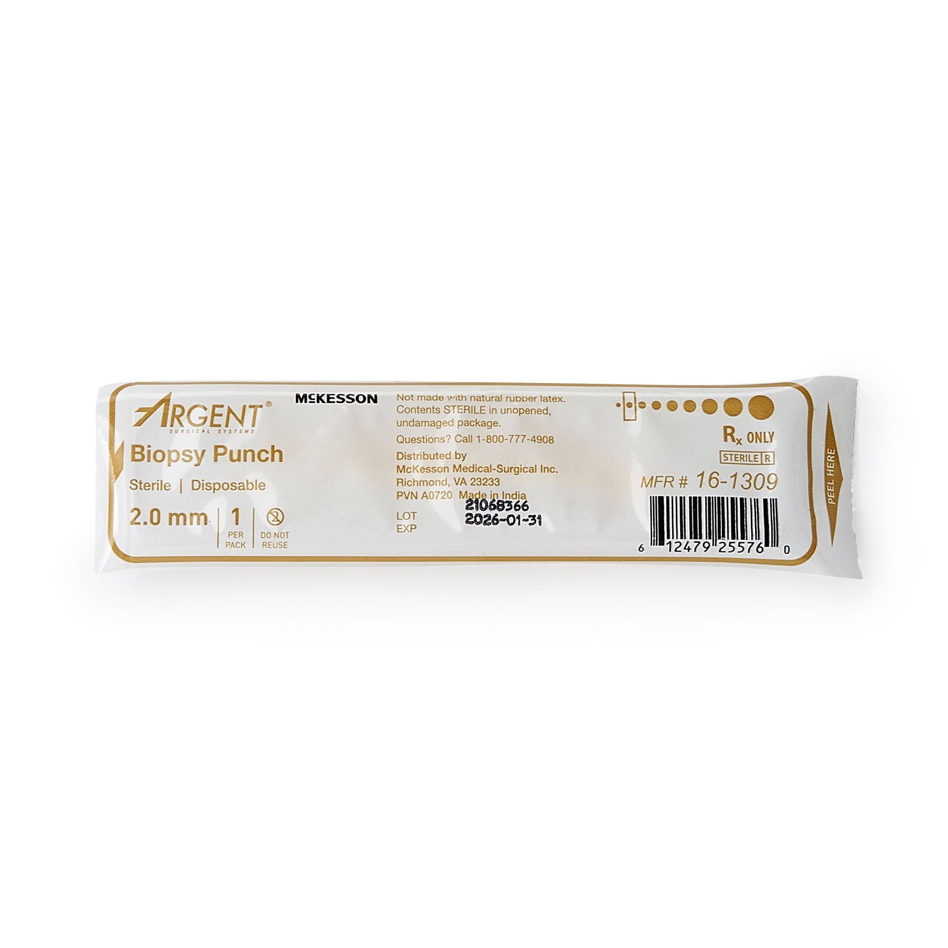 McKesson Argent™ Disposable Biopsy Punches, 2.0 mm – Case of 100 - view 3