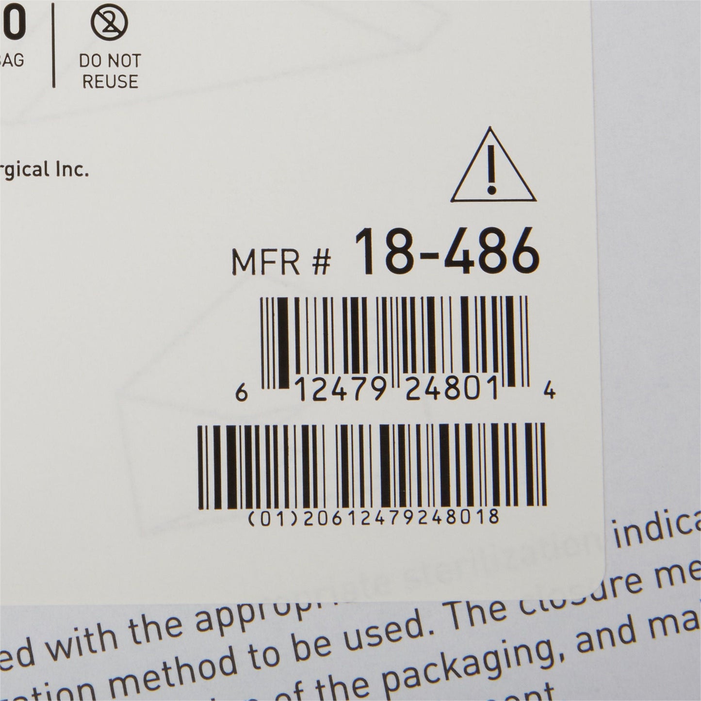McKesson Single Layer Sterilization Wrap