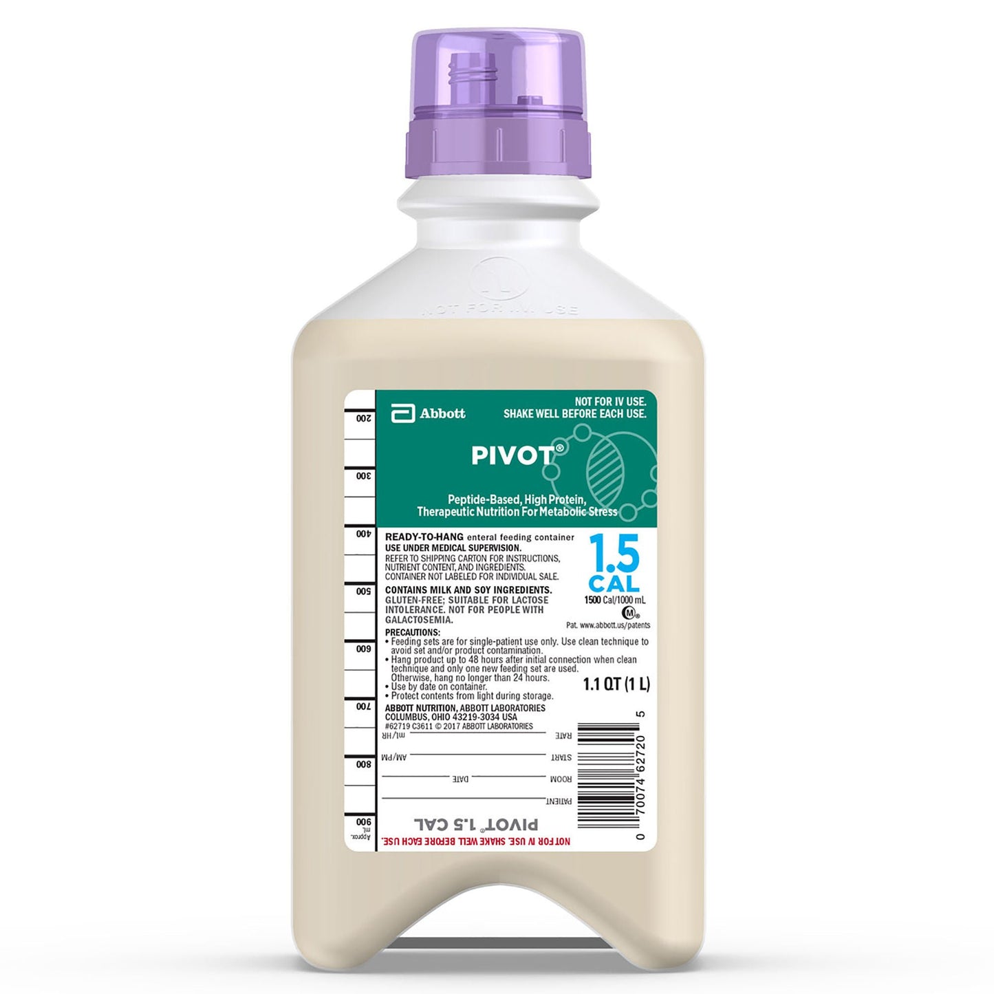 Pivot® 1.5 Cal Tube Feeding Formula, bottle