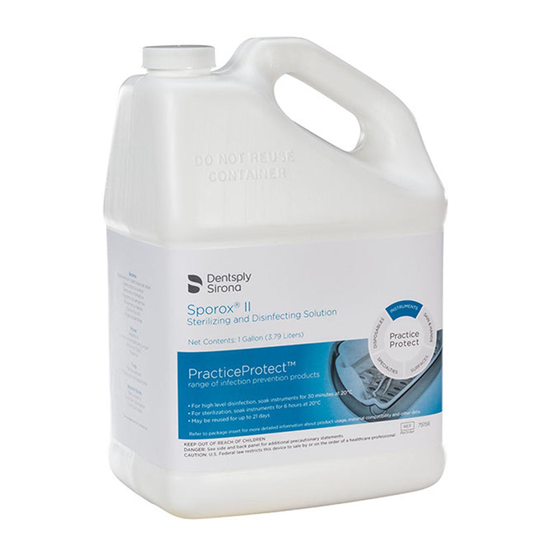 Sporox® II Hydrogen Peroxide High-Level Disinfectant RTU Liquid 1 gal. Jug Reusable