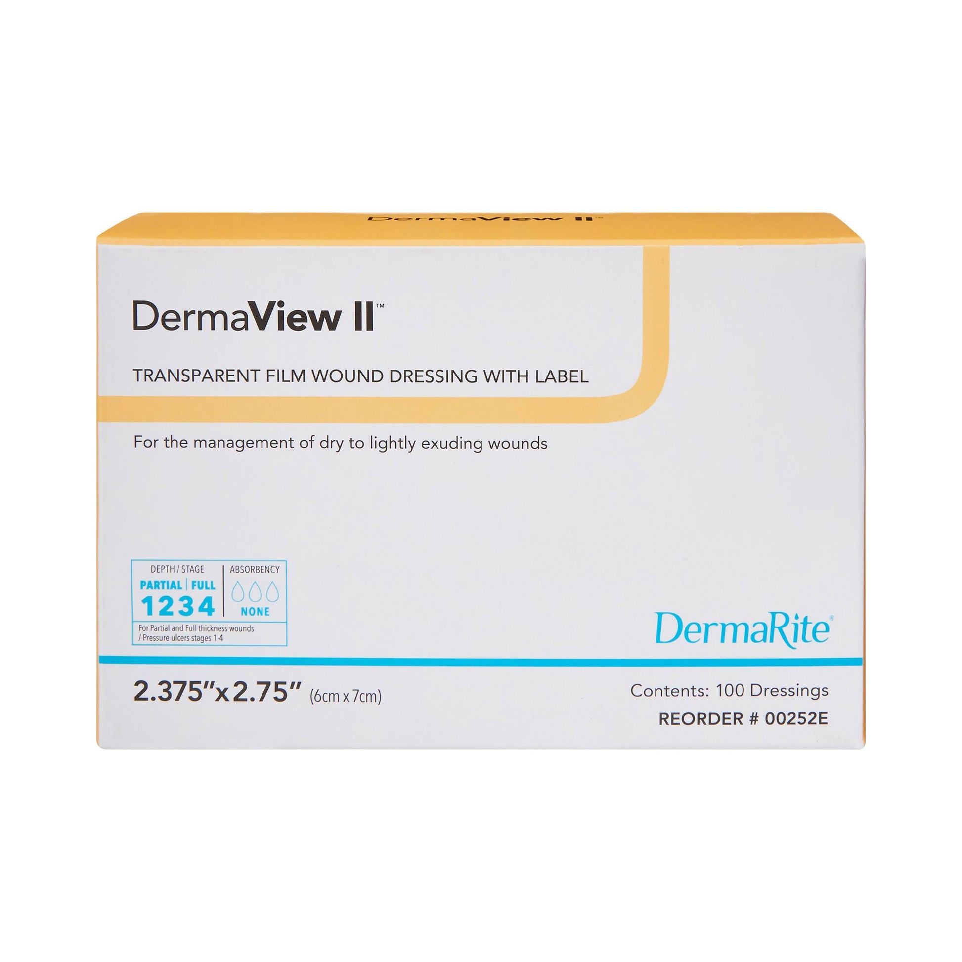 DermaView II™ Transparent Film Dressing