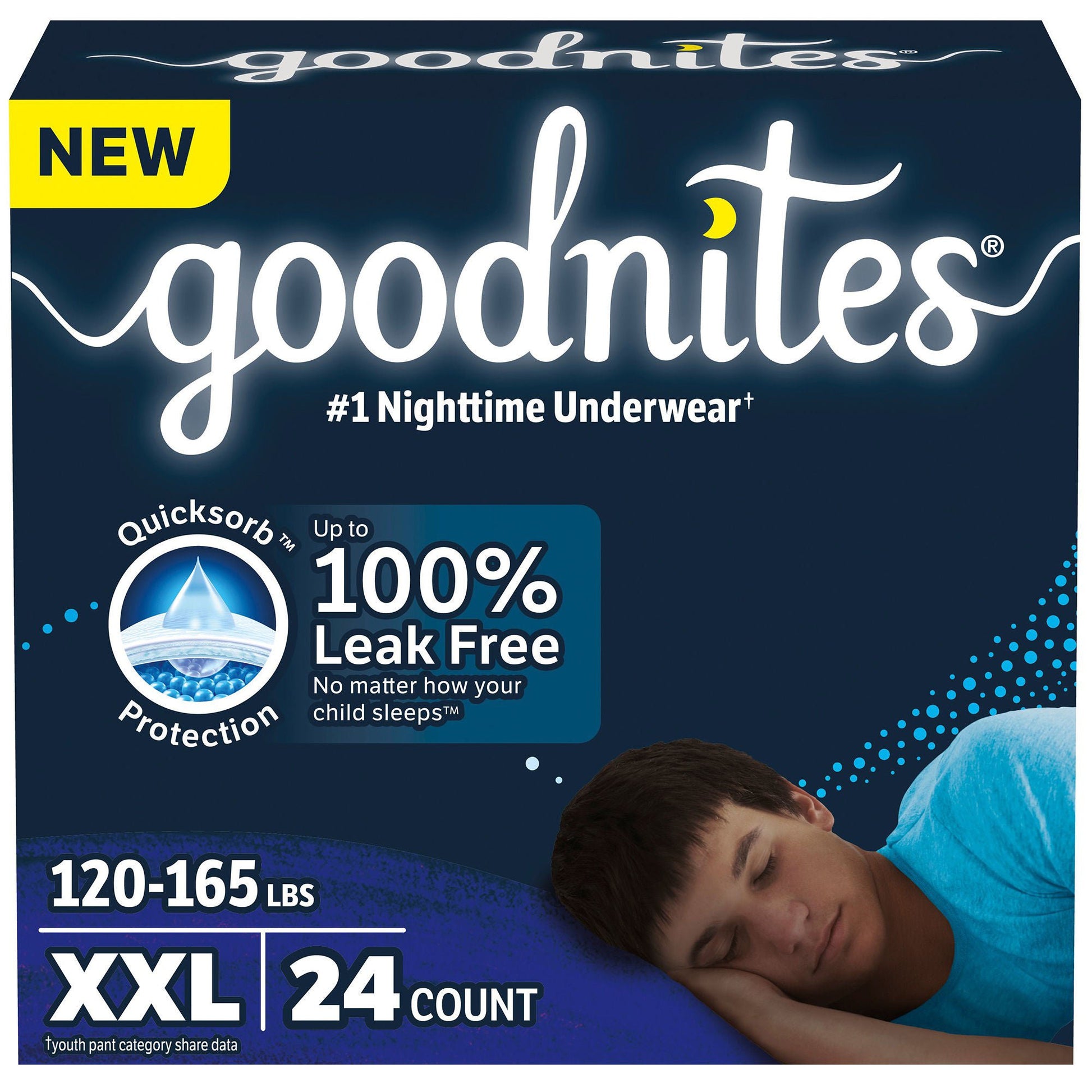 GoodNites® Nighttime Underwear for Boys, 2X-Large