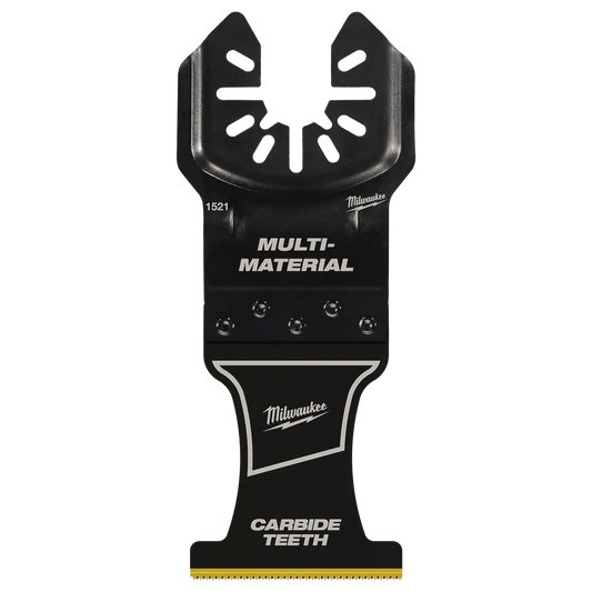 Milwaukee 1-3/8” Carbide Teeth Multi-Material Universal Fit Oscillating Multi-Tool Blade (1 PK) 49-25-1521