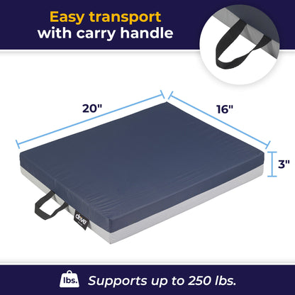 drive™ Gell E Skin Protection Wheelchair Cushion