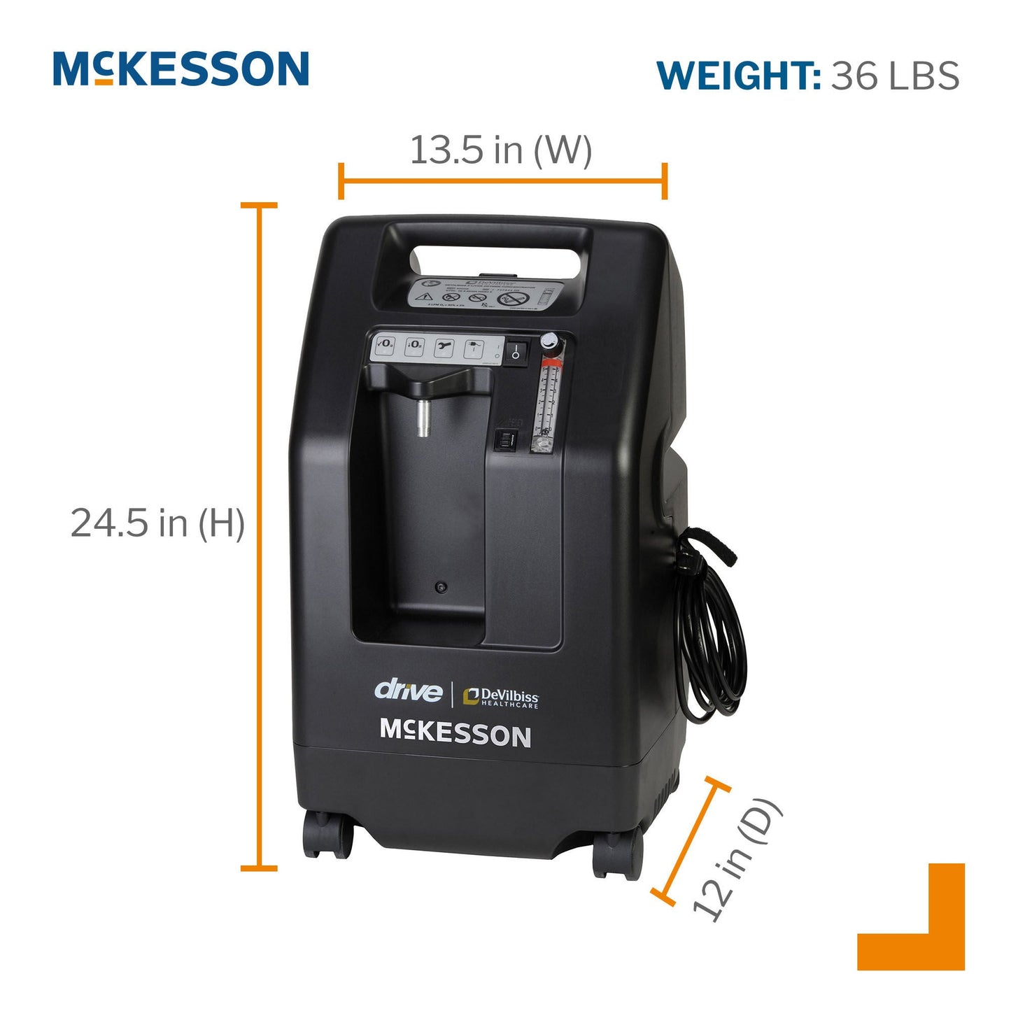 McKesson Compact Concentrator with Oxygen Sensing Device