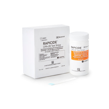 Rapicide OPA-28 Test Strips for Verifying Concentration of Rapicide Disinfectant – Bottle
