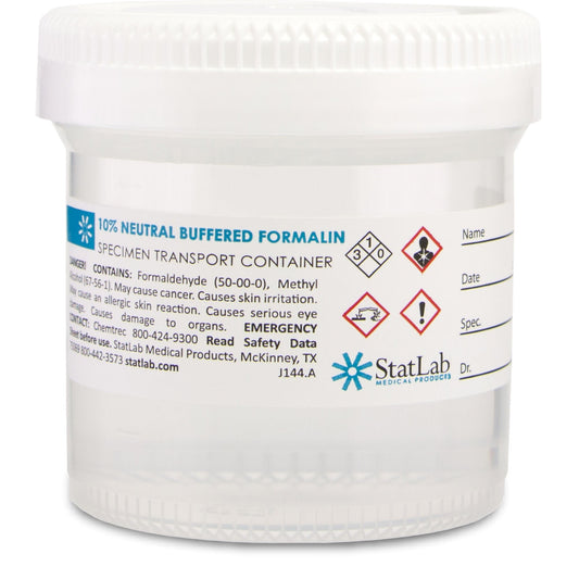 StatClick™ Prefilled Formalin Container, Fill in 90 mL