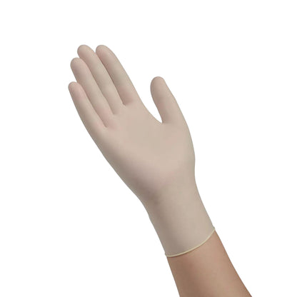Positive Touch® Latex Exam Gloves, Ivory - view 6
