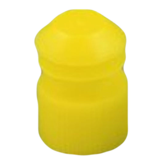 McKesson Tube Closure Flanged Plug Cap 16 mm Diameter NonSterile Yellow