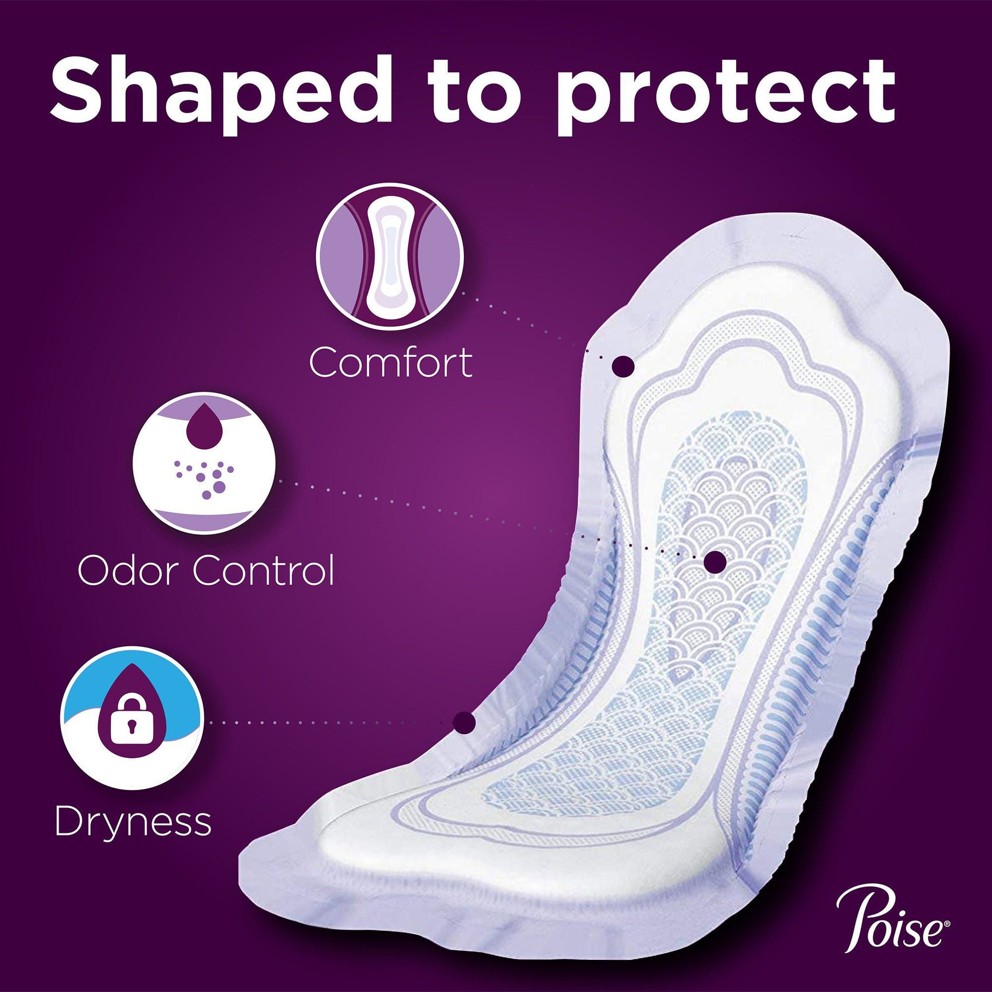 Poise® Maximum Absorbency Bladder Control Pad, Long Length