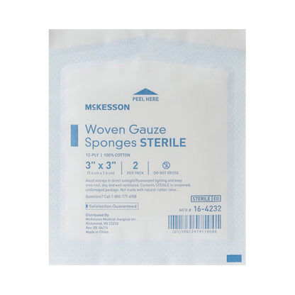 McKesson Sterile Gauze Sponge, 12-Ply