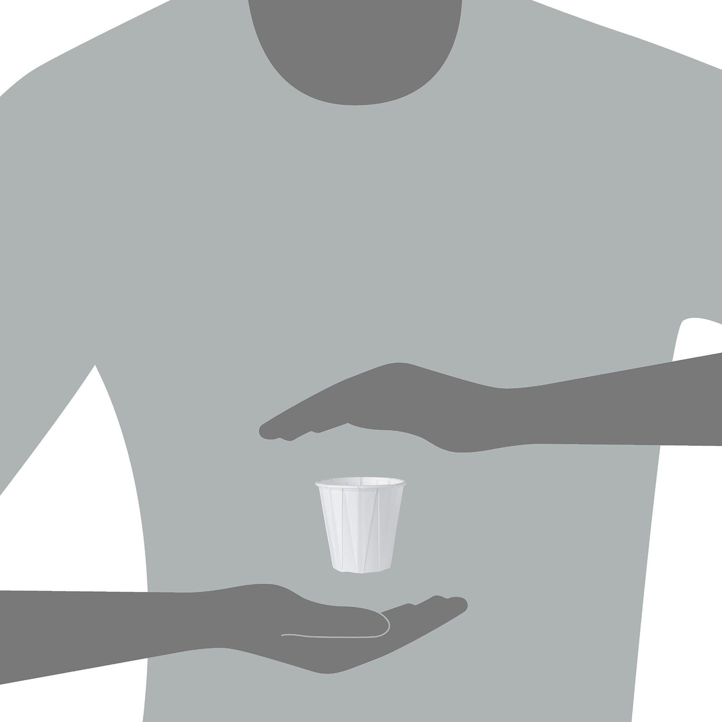 Solo Paper Soufflé Cup, White, capacity