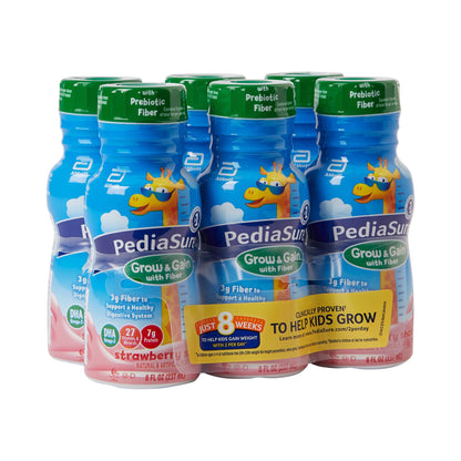 PediaSure® Grow & Gain with Fiber Strawberry Pediatric Oral Supplement, Bottle
