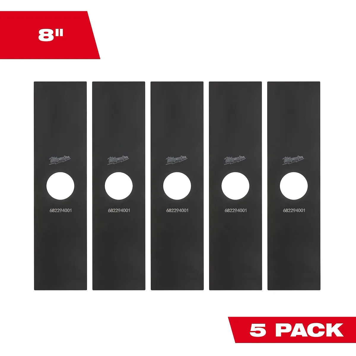 Milwaukee 8” Edger Blade (5 PK) 49-16-2815 | 5-Piece, Carbon Steel
