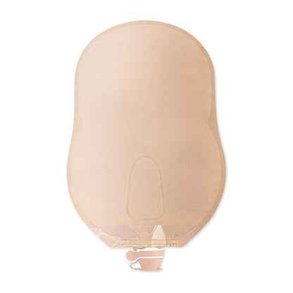 New Image™ 18404 Two-Piece Transparent Urostomy Pouch, Flange, Blue Match