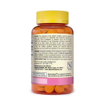 Mason Vitamins Iron Mineral Supplement