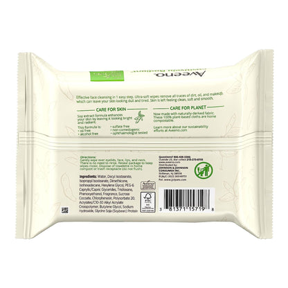 Aveeno® Positively Radiant® Makeup Removing Wipes Scented