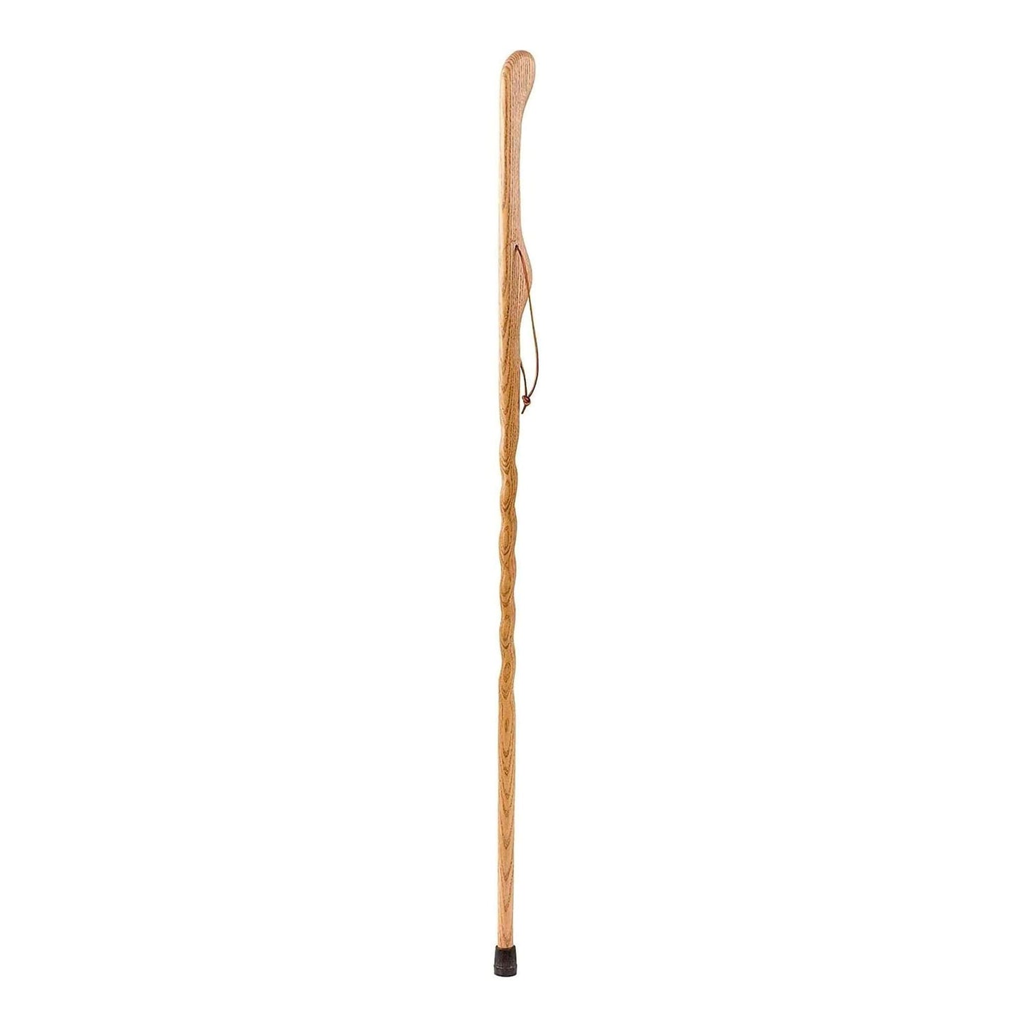 Brazos™ Twisted Oak Hitchhiker Handcrafted Walking Stick, 55-Inch, Tan