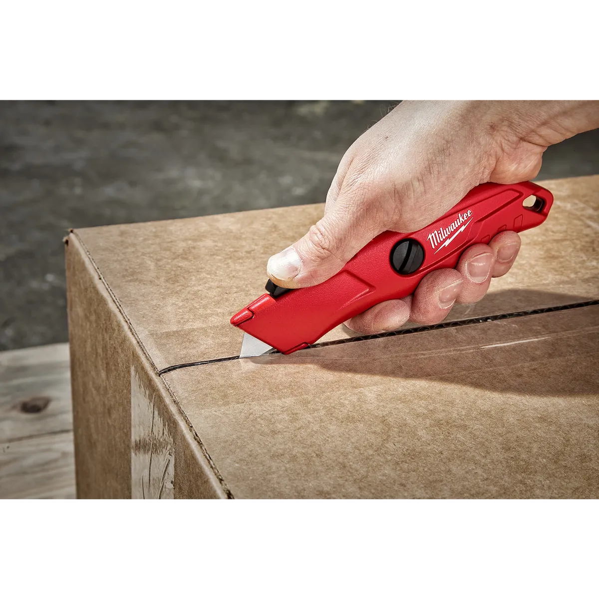 Milwaukee Self Retracting Utility Knife 48-22-1512 | 2.4 in Blade Length, Steel