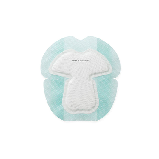 Biatain Silicone Fit Silicone Foam Dressing With Border Film Backing Silicone Adhesive Heel