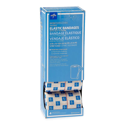 Medline Matrix® Elastic Bandage with Self-Closure, Stretched
