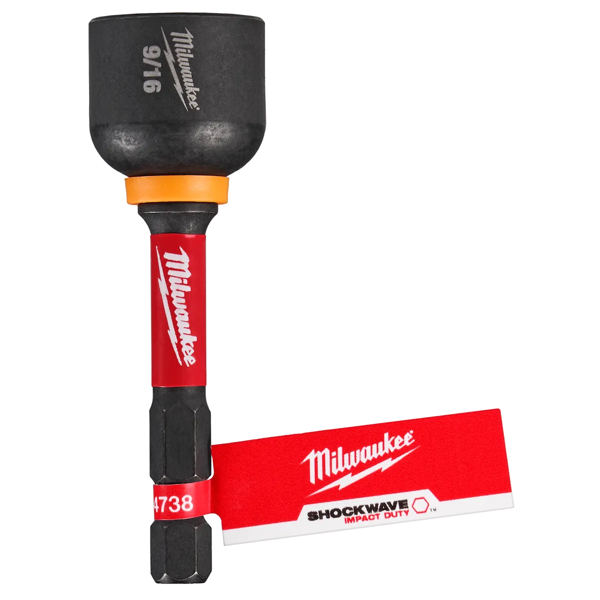 Milwaukee SHOCKWAVE Impact Duty 1/4” x 2-9/16” Magnetic Nut Driver Bulk 10 49-66-4732 | 1/4" Drive