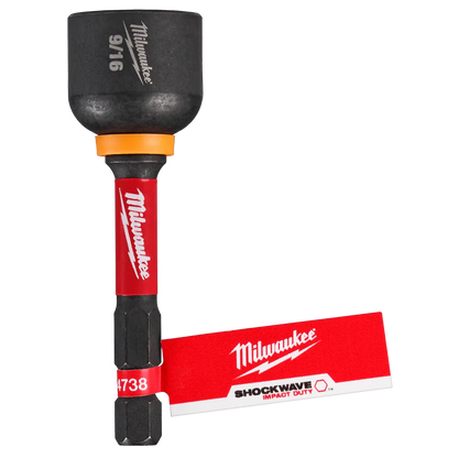 Milwaukee SHOCKWAVE Impact Duty 1/4” x 2-9/16” Magnetic Nut Driver Bulk 10 49-66-4732 | 1/4" Drive
